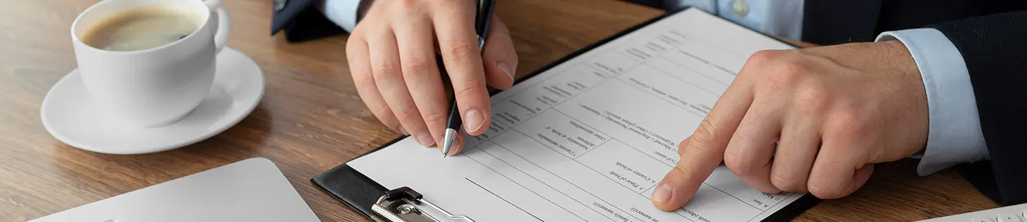 Lawyer starting the process of requesting a humanitarian permit