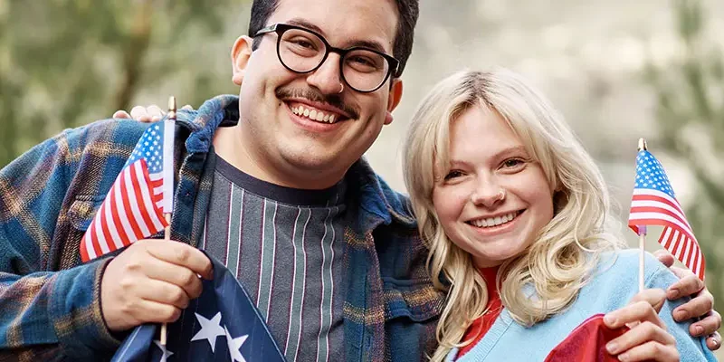 Couple attending interview to obtain a green card for their spouse